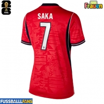England Bukayo Saka #7 Auswärtstrikot Frauen WM 2026 Kurzarm